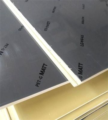 High Hardness UV Resistance Black Gloss Mdf Panels